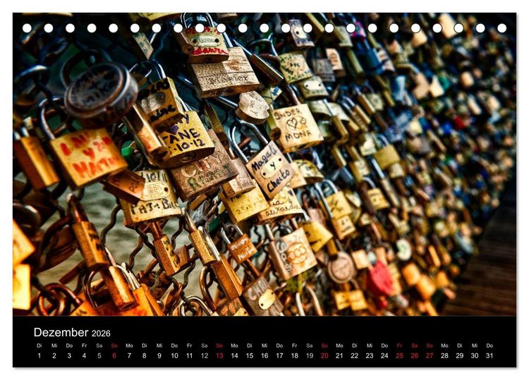 Produktbild: Paris - Impressionen einer Weltstadt (Tischkalender 2026 DIN A5 quer), CALVENDO Monatskalender