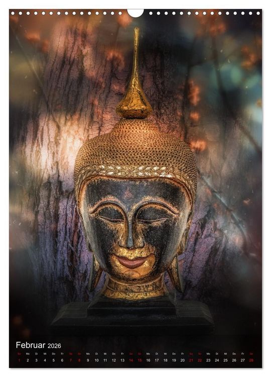 Produktbild: Die Welt mit Buddha (Wandkalender 2026 DIN A3 hoch), CALVENDO Monatskalender