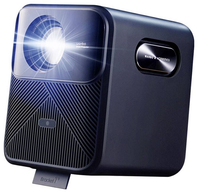 Produktbild: Wanbo Beamer Mozart 1 Pro LED 1200 ANSI-Lumen 1920 x 1080 Full HD Integrierter Lautsprecher, Autofokus, mit Fernbedienung, WLAN