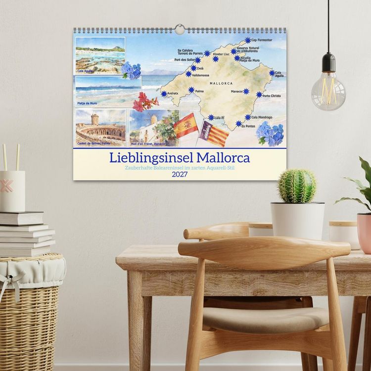 Produktbild: Lieblingsinsel Mallorca (Wandkalender 2027 DIN A3 quer), CALVENDO Monatskalender