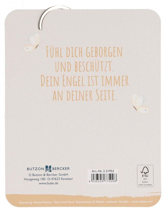 Produktbild: Holz-Schl&uuml;sselanh&auml;nger - Kleiner Begleiter