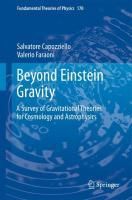 Produktbild: Beyond Einstein Gravity