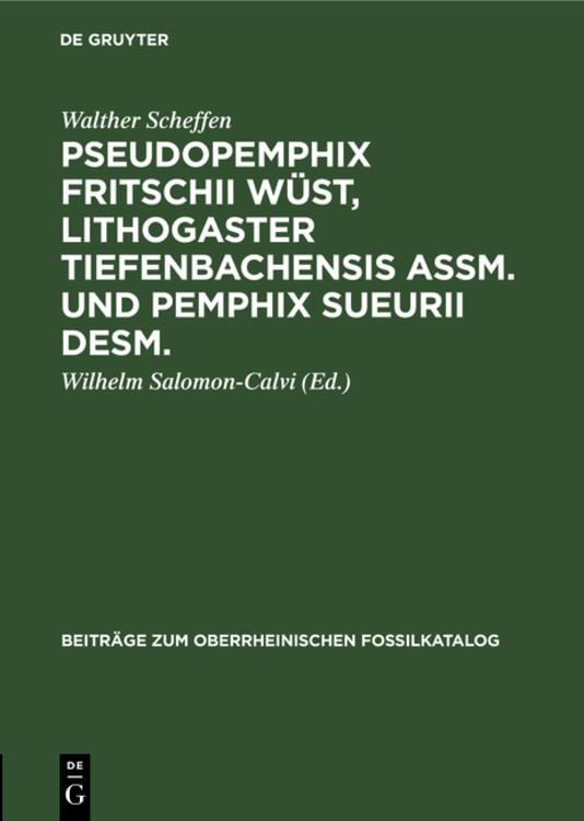 Produktbild: Pseudopemphix Fritschii W&uuml;st, Lithogaster tiefenbachensis Assm. und Pemphix Sueurii Desm.