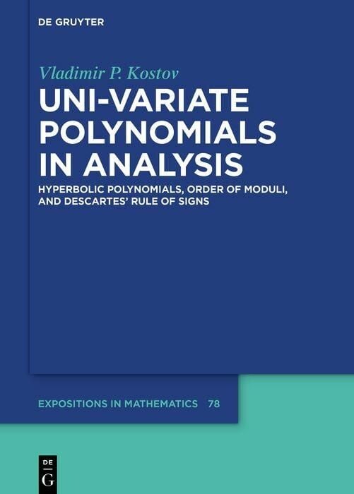 Produktbild: Uni-variate Polynomials in Analysis