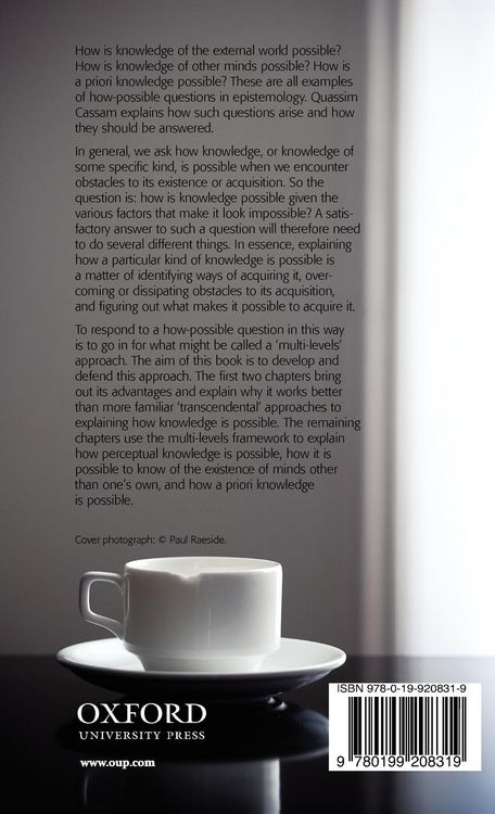 Produktbild: The Possibility of Knowledge