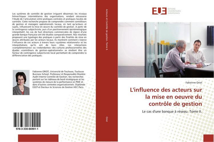 Produktbild: L'influence des acteurs sur la mise en oeuvre du contr&ocirc;le de gestion