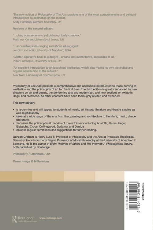 Produktbild: Philosophy of the Arts