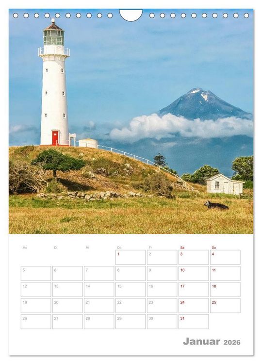 Produktbild: Kalenderplaner g'day Neuseeland 2026 (Wandkalender 2026 DIN A4 hoch), CALVENDO Monatskalender