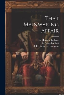 Produktbild: That Mainwaring Affair