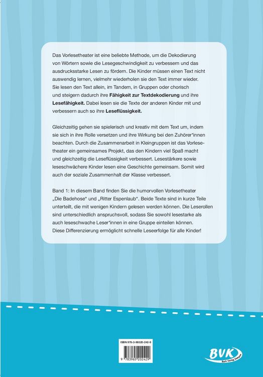 Produktbild: Vorlesetheater Band 1