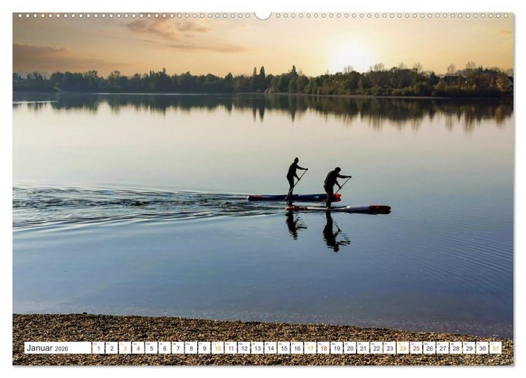 Produktbild: Stand-Up-Paddling SUP (Wandkalender 2026 DIN A2 quer), CALVENDO Monatskalender