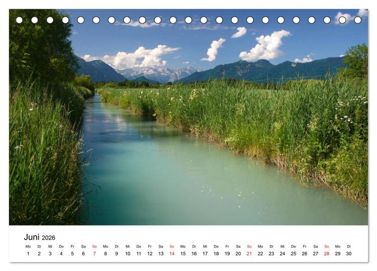Produktbild: Berge und Seen rund um die Zugspitze (Tischkalender 2026 DIN A5 quer), CALVENDO Monatskalender