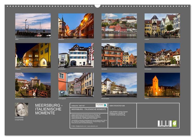 Produktbild: MEERSBURG - ITALIENISCHE MOMENTE (Wandkalender 2026 DIN A2 quer), CALVENDO Monatskalender