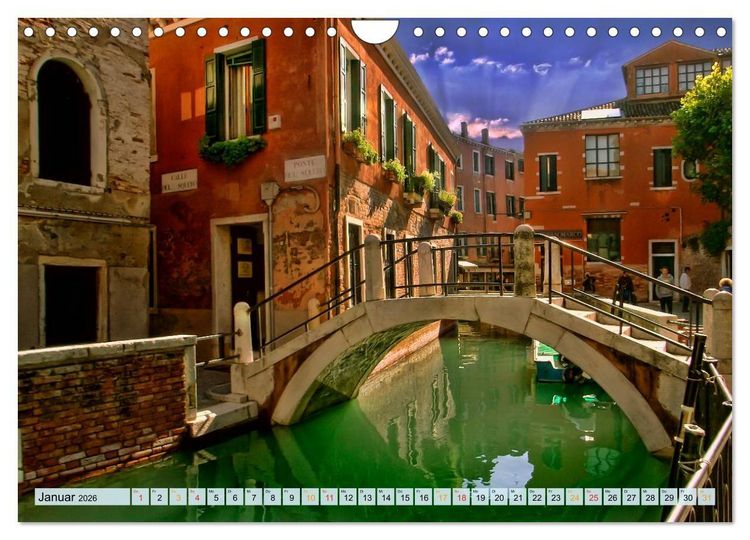 Produktbild: Venedig - sehr privat (Wandkalender 2026 DIN A4 quer), CALVENDO Monatskalender