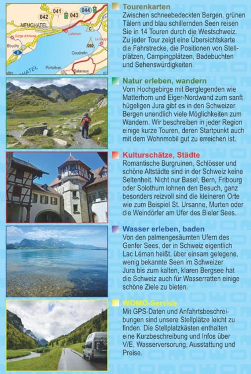 Produktbild: Mit dem Wohnmobil in die Schweiz