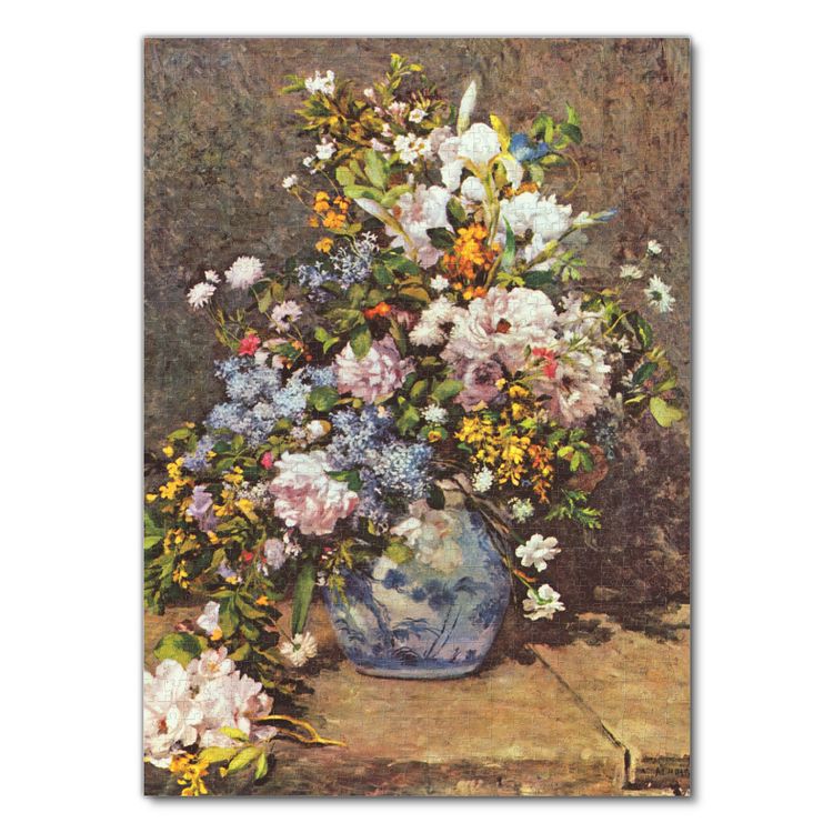 Produktbild: Lais Puzzle Pierre-Auguste Renoir - Stilleben mit gro&szlig;er Blumenvase 1000 Teile
