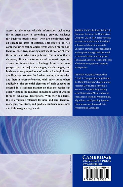 Produktbild: An Executive's Guide to Information Technology