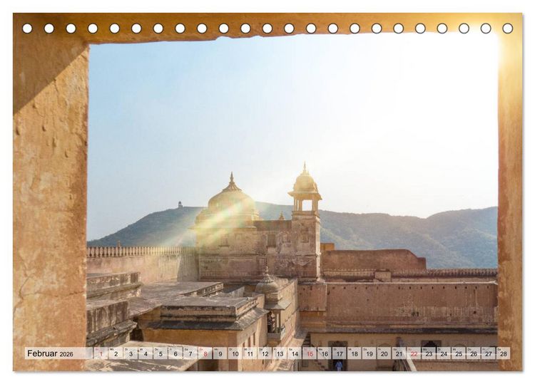 Produktbild: Indien - Imposant und Eindrucksvoll (Tischkalender 2026 DIN A5 quer), CALVENDO Monatskalender