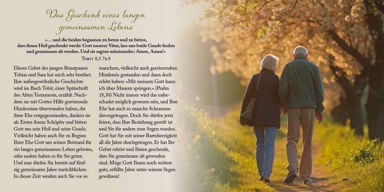 Produktbild: Segensw&uuml;nsche zur Goldenen Hochzeit