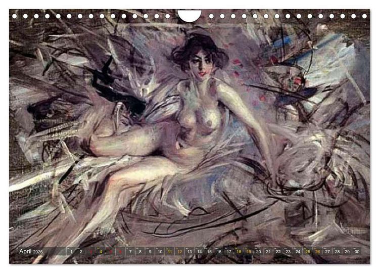 Produktbild: Liegende Sch&ouml;nheiten (Wandkalender 2026 DIN A4 quer), CALVENDO Monatskalender