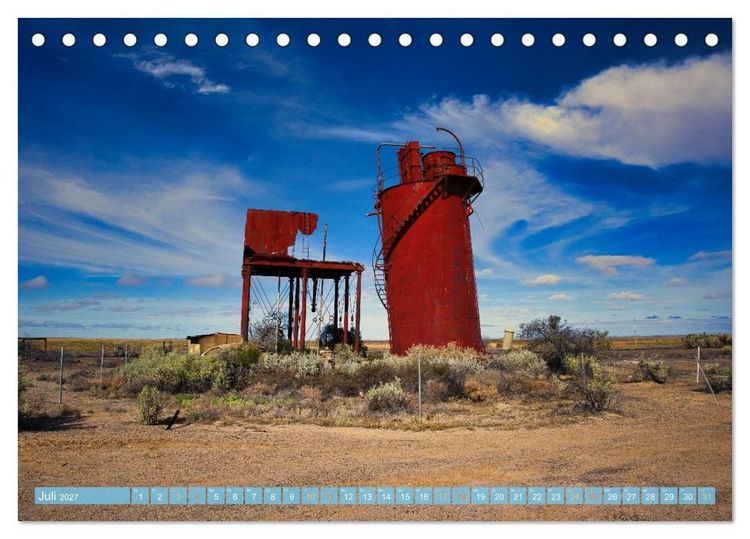 Produktbild: Roadtrip durchs Outback &ndash; Australiens wilde Seele (Tischkalender 2027 DIN A5 quer), CALVENDO Monatskalender