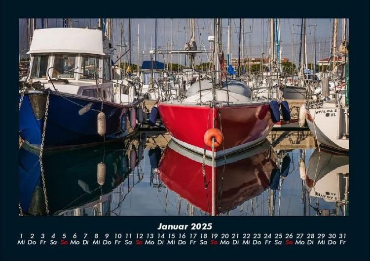 Produktbild: Bootskalender 2025 Fotokalender DIN A4