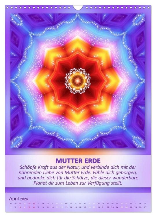 Produktbild: Light Energy Mandalas - Kalender - Vol. 2 (Wandkalender 2026 DIN A3 hoch), CALVENDO Monatskalender