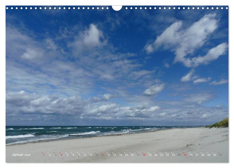 Produktbild: Wo de Ostseewellen trecken an den Strand 2026 (Wandkalender 2026 DIN A3 quer), CALVENDO Monatskalender