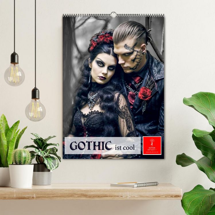 Produktbild: Gothic ist cool (Wandkalender 2026 DIN A2 hoch), CALVENDO Monatskalender