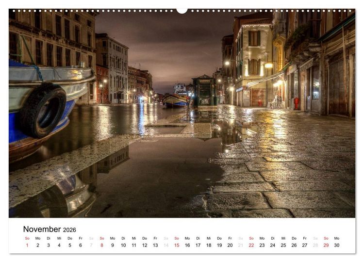Produktbild: Venedig - La Serenissima 2026 (hochwertiger Premium Wandkalender 2026 DIN A2 quer), Kunstdruck in Hochglanz
