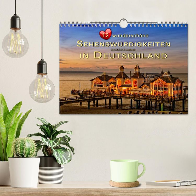 Produktbild: 12 wundersch&ouml;ne Sehensw&uuml;rdigkeiten in Deutschland (Wandkalender 2026 DIN A4 quer), CALVENDO Monatskalender
