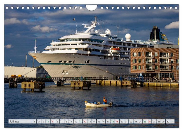 Produktbild: Wismar &ndash; Eine Hansestadt mit Charme (Wandkalender 2026 DIN A4 quer), CALVENDO Monatskalender