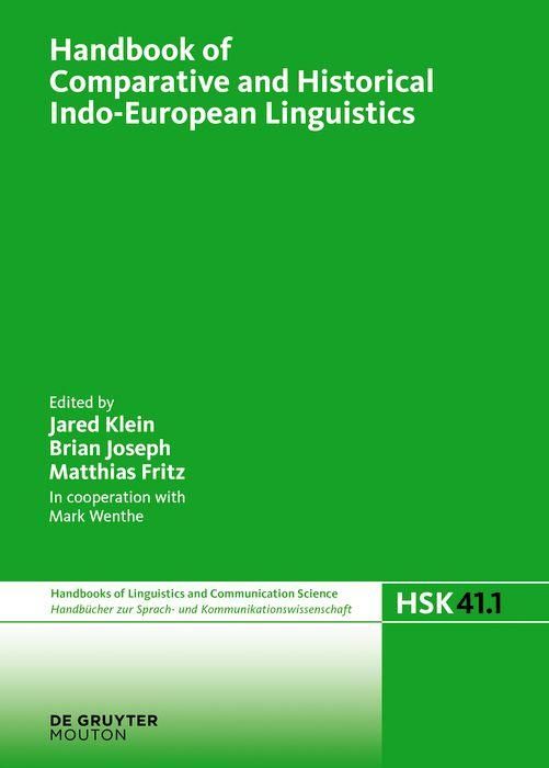 Produktbild: Handbook of Comparative and Historical Indo-European Linguistics