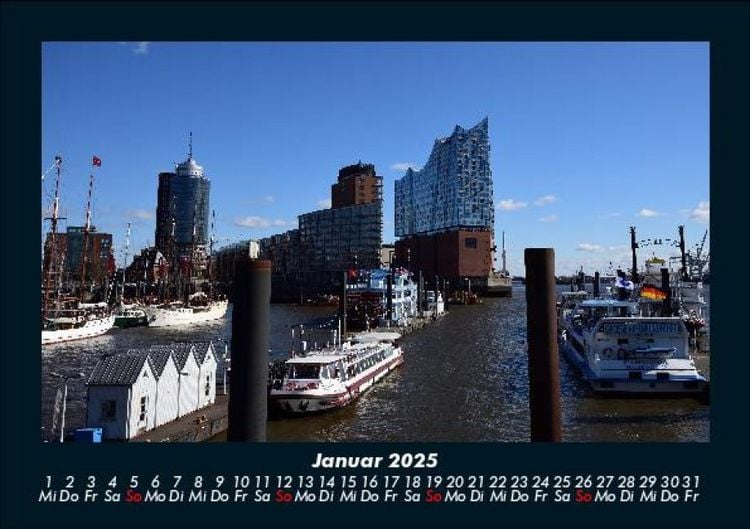 Produktbild: Hamburg 2025 Fotokalender DIN A5