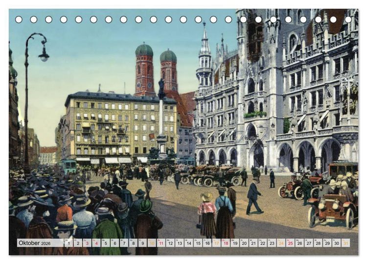 Produktbild: Deutschland in der Kaiserzeit (Tischkalender 2026 DIN A5 quer), CALVENDO Monatskalender