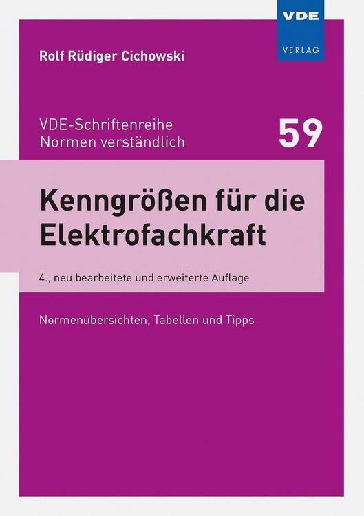 Produktbild: Kenngr&ouml;&szlig;en f&uuml;r die Elektrofachkraft