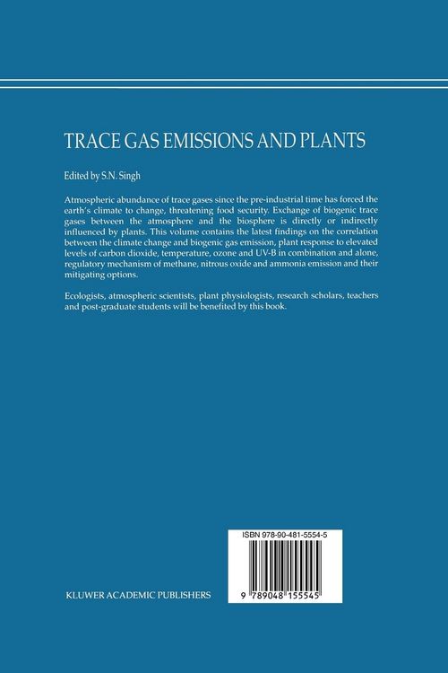 Produktbild: Trace Gas Emissions and Plants