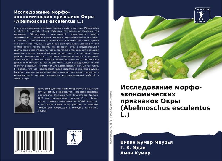 Produktbild: Issledowanie morfo-&auml;konomicheskih priznakow Okry (Abelmoschus esculentus L.)