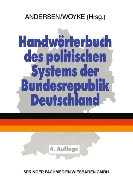 Produktbild: Handw&ouml;rterbuch des politischen Systems der Bundesrepublik Deutschland