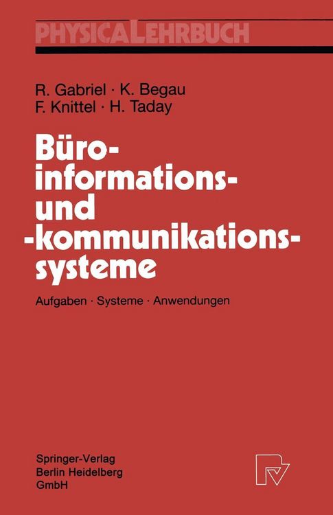 Produktbild: B&uuml;roinformations- und -kommunikationssysteme