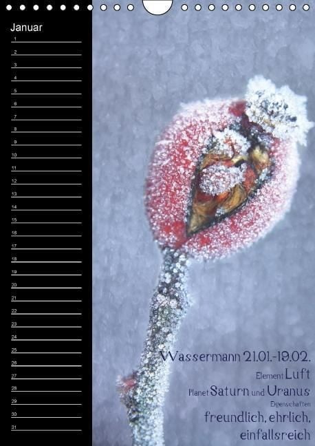 Produktbild: Naturbilder mit Sternzeichen / Geburtstagskalender (Wandkalender immerw&auml;hrend DIN A4 hoch)