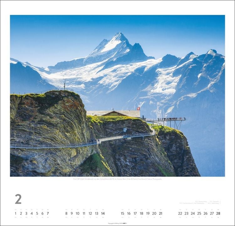 Produktbild: Schweiz Kalender 2027 - Sch&ouml;nste Landschaften und Ansichten