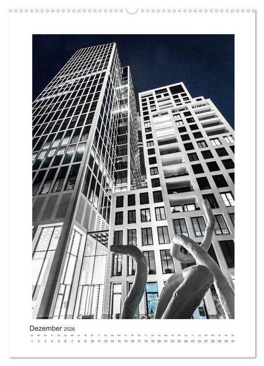 Produktbild: Spektakul&auml;re Architektur in Frankfurt a.M. (hochwertiger Premium Wandkalender 2026 DIN A2 hoch), Kunstdruck in Hochglanz