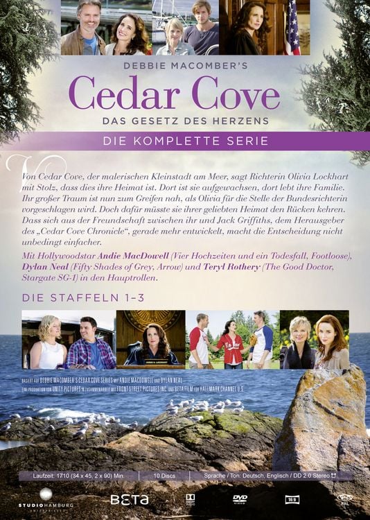 Produktbild: Cedar Cove - Das Gesetz des Herzens - Die komplette Serie (Staffel 1-3) [10 DVDs]