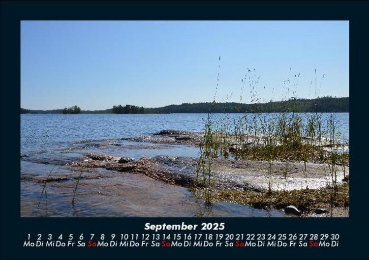 Produktbild: Die Seen der Erde 2025 Fotokalender DIN A5
