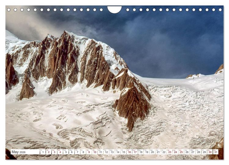 Produktbild: A trip to the roof of Europe. The Mont-Blanc massiv (Wall Calendar 2026 DIN A4 landscape), CALVENDO 12 Month Wall Calendar