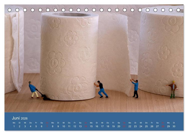Produktbild: Neue Miniaturen - Klein ganz gro&szlig; 2.0 (Tischkalender 2026 DIN A5 quer), CALVENDO Monatskalender