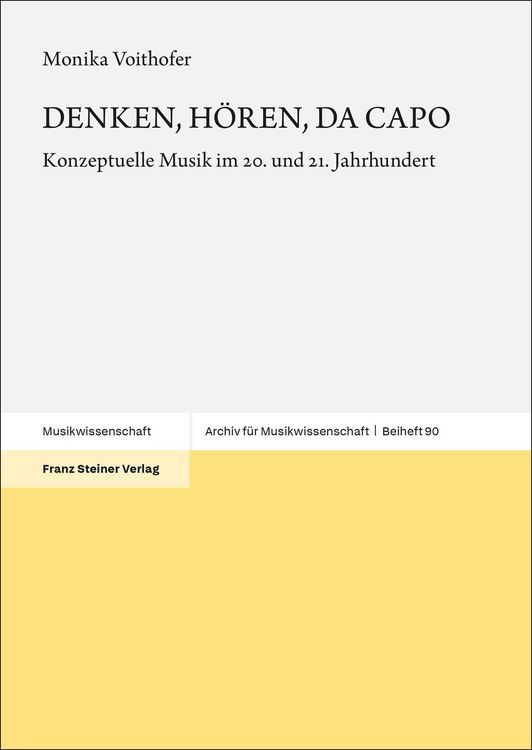 Produktbild: Denken, H&ouml;ren, Da Capo