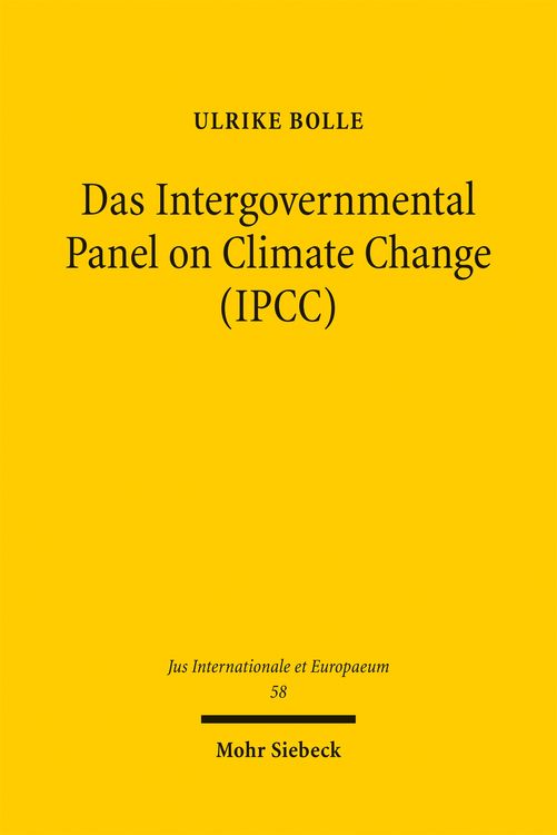 Produktbild: Das Intergovernmental Panel on Climate Change (IPCC)