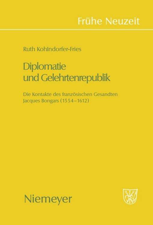 Produktbild: Diplomatie und Gelehrtenrepublik